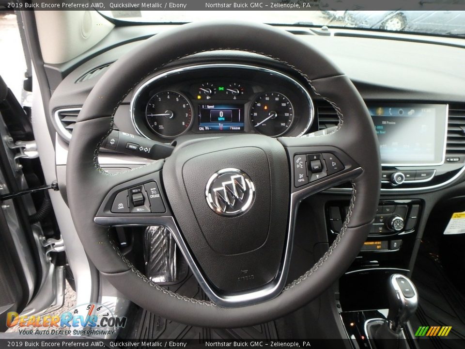 2019 Buick Encore Preferred AWD Quicksilver Metallic / Ebony Photo #17