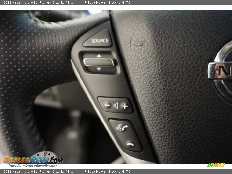 2012 Nissan Murano SL Platinum Graphite / Black Photo #16