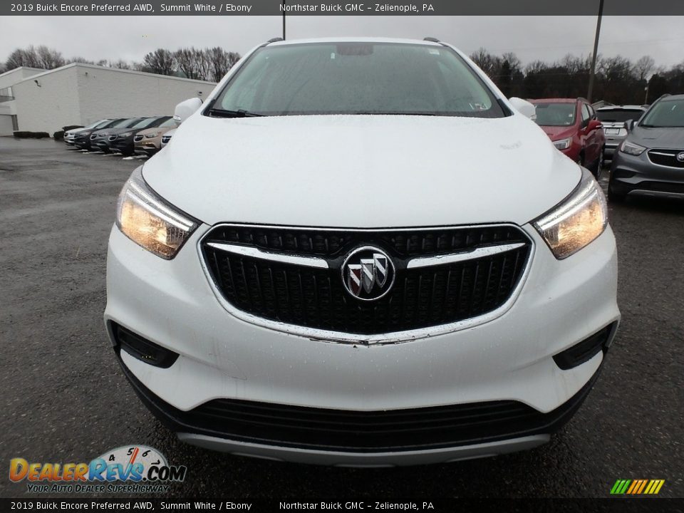 2019 Buick Encore Preferred AWD Summit White / Ebony Photo #2