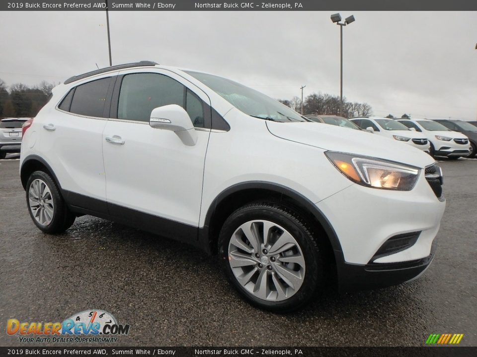 2019 Buick Encore Preferred AWD Summit White / Ebony Photo #3