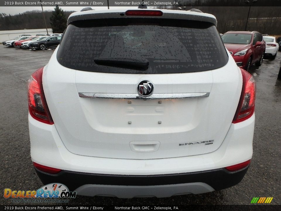 2019 Buick Encore Preferred AWD Summit White / Ebony Photo #6