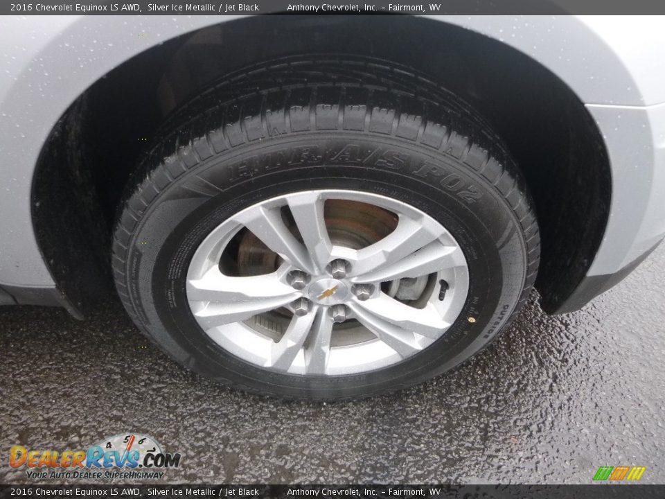 2016 Chevrolet Equinox LS AWD Silver Ice Metallic / Jet Black Photo #2