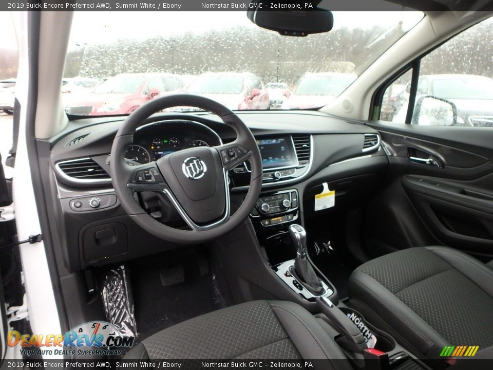 2019 Buick Encore Preferred AWD Summit White / Ebony Photo #13