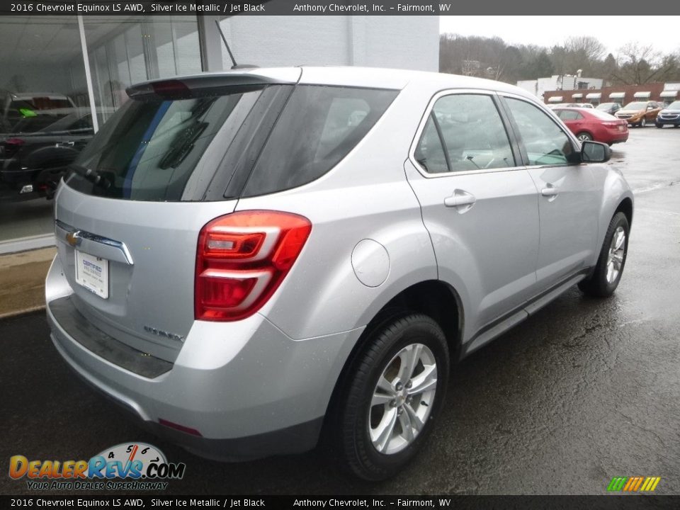 2016 Chevrolet Equinox LS AWD Silver Ice Metallic / Jet Black Photo #4