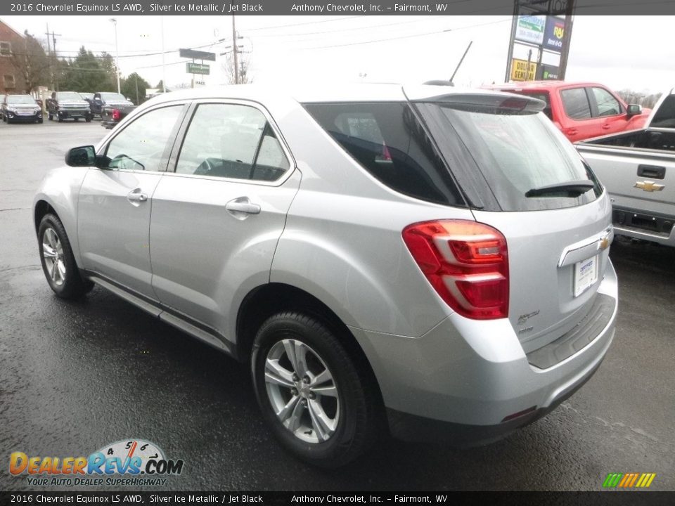 2016 Chevrolet Equinox LS AWD Silver Ice Metallic / Jet Black Photo #6
