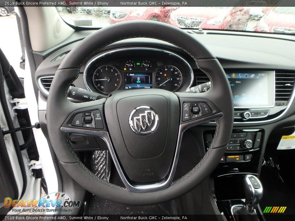 2019 Buick Encore Preferred AWD Summit White / Ebony Photo #17