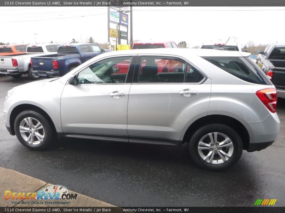 2016 Chevrolet Equinox LS AWD Silver Ice Metallic / Jet Black Photo #7