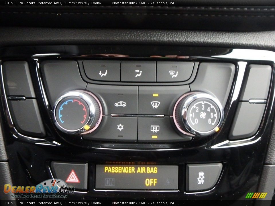 2019 Buick Encore Preferred AWD Summit White / Ebony Photo #19