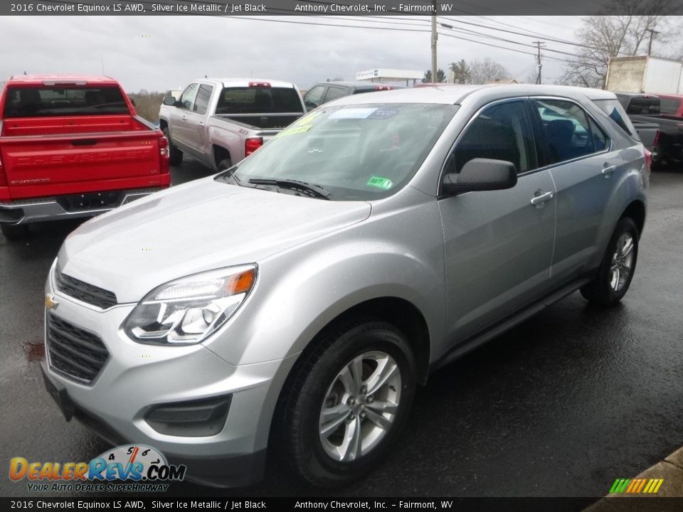 2016 Chevrolet Equinox LS AWD Silver Ice Metallic / Jet Black Photo #8