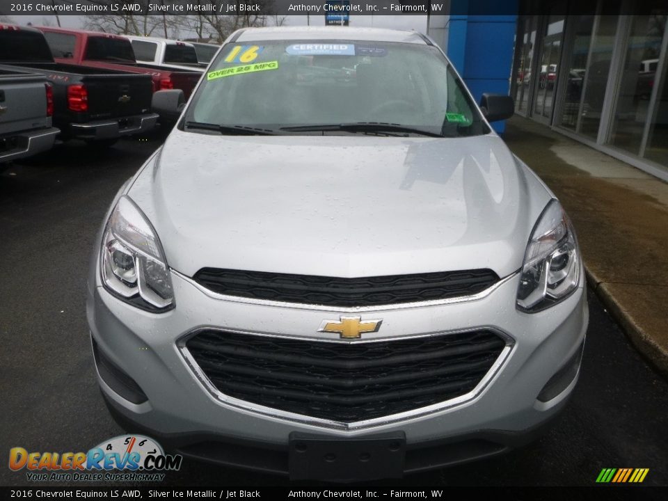 2016 Chevrolet Equinox LS AWD Silver Ice Metallic / Jet Black Photo #9
