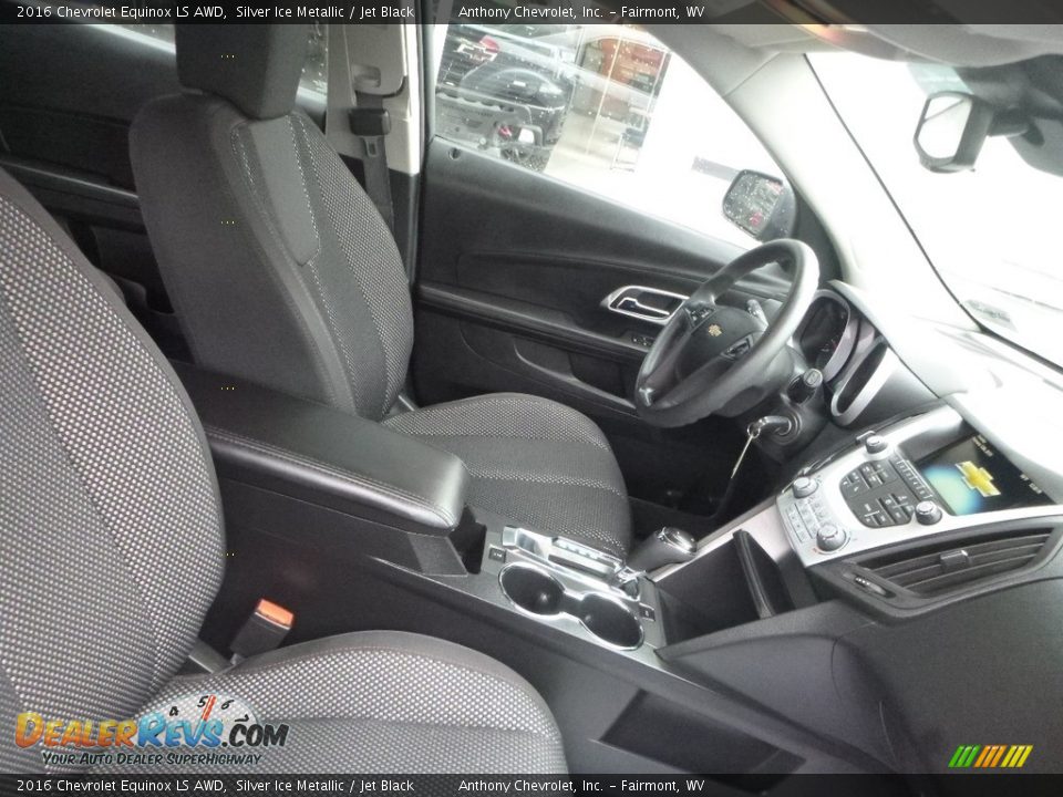 2016 Chevrolet Equinox LS AWD Silver Ice Metallic / Jet Black Photo #10