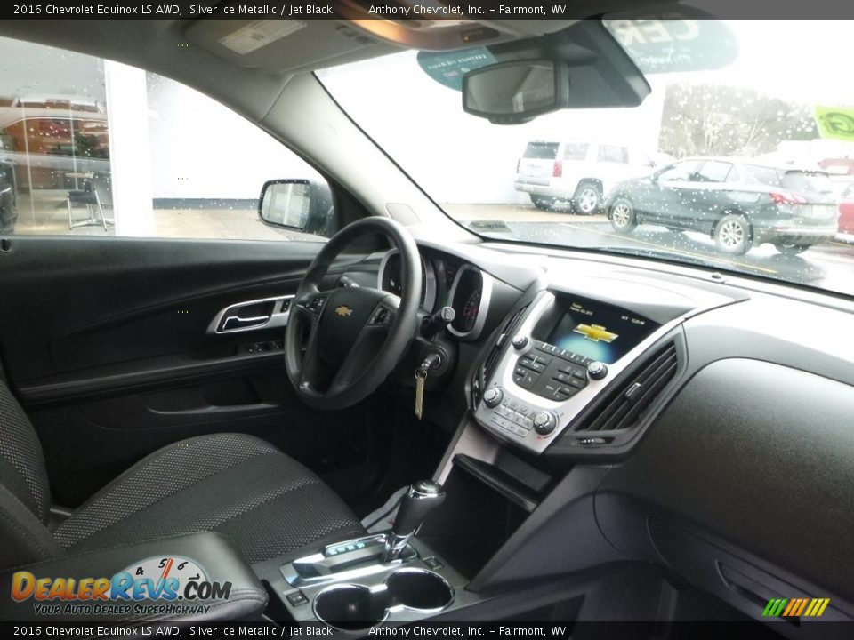 2016 Chevrolet Equinox LS AWD Silver Ice Metallic / Jet Black Photo #11