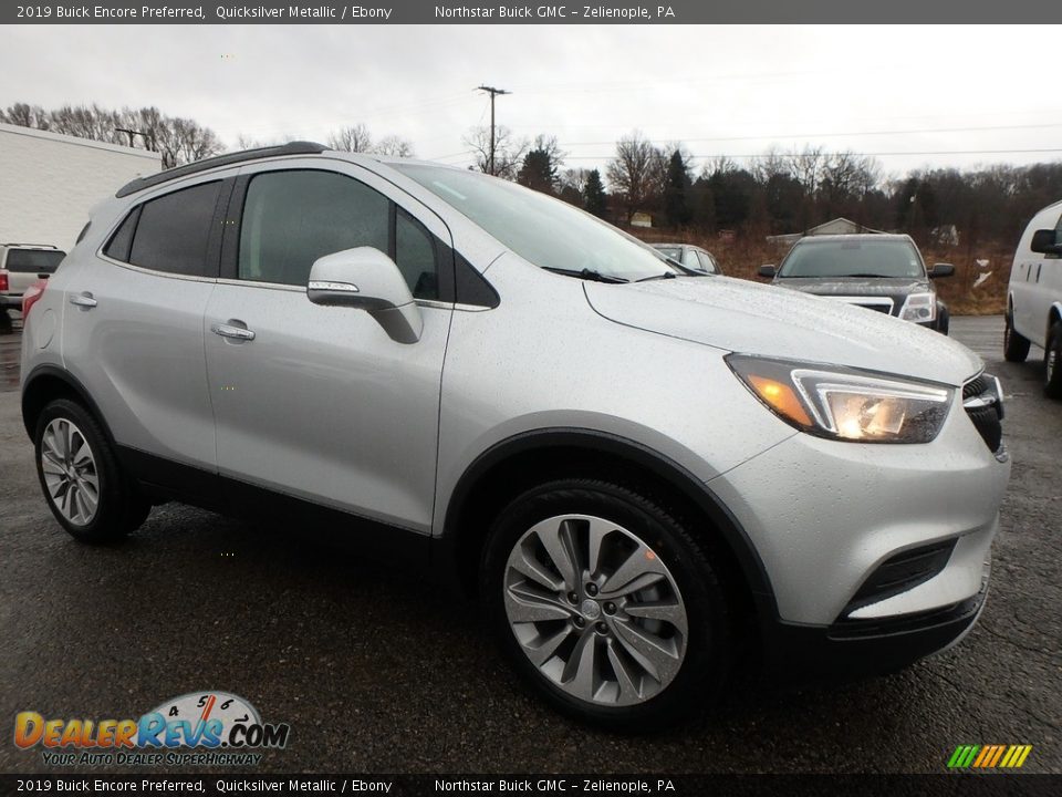 2019 Buick Encore Preferred Quicksilver Metallic / Ebony Photo #3