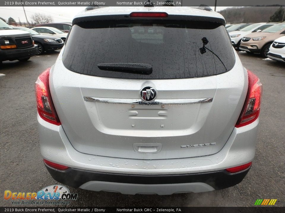 2019 Buick Encore Preferred Quicksilver Metallic / Ebony Photo #6