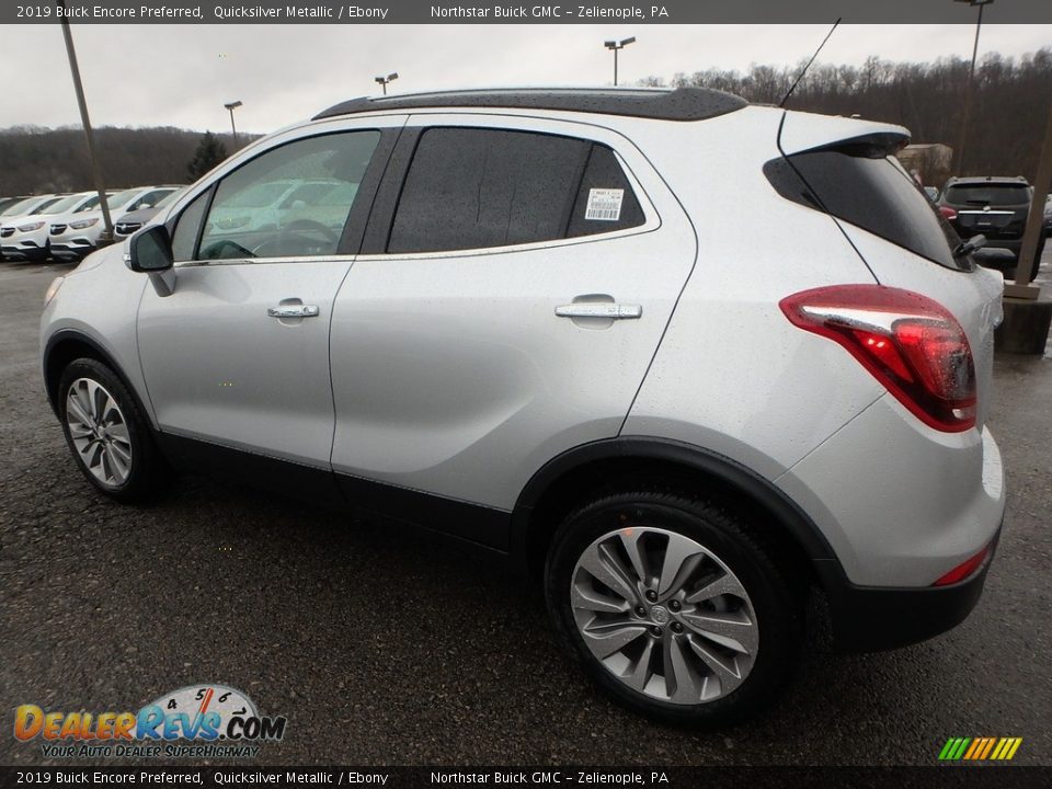 2019 Buick Encore Preferred Quicksilver Metallic / Ebony Photo #8