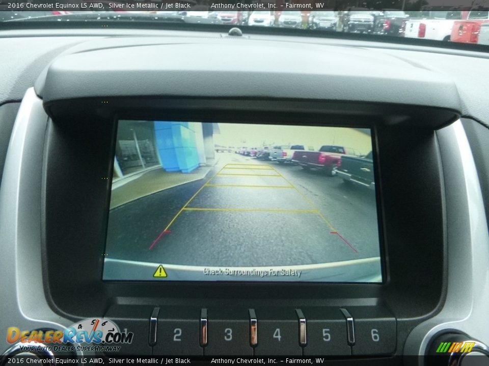 2016 Chevrolet Equinox LS AWD Silver Ice Metallic / Jet Black Photo #18