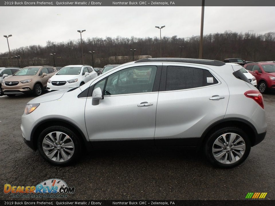 2019 Buick Encore Preferred Quicksilver Metallic / Ebony Photo #9