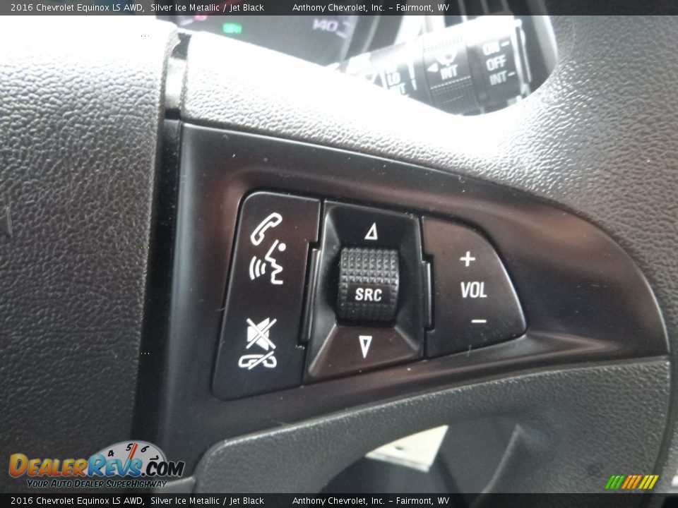 2016 Chevrolet Equinox LS AWD Silver Ice Metallic / Jet Black Photo #19