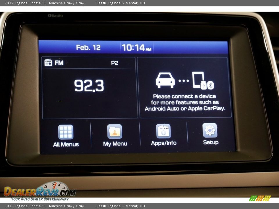 2019 Hyundai Sonata SE Machine Gray / Gray Photo #10