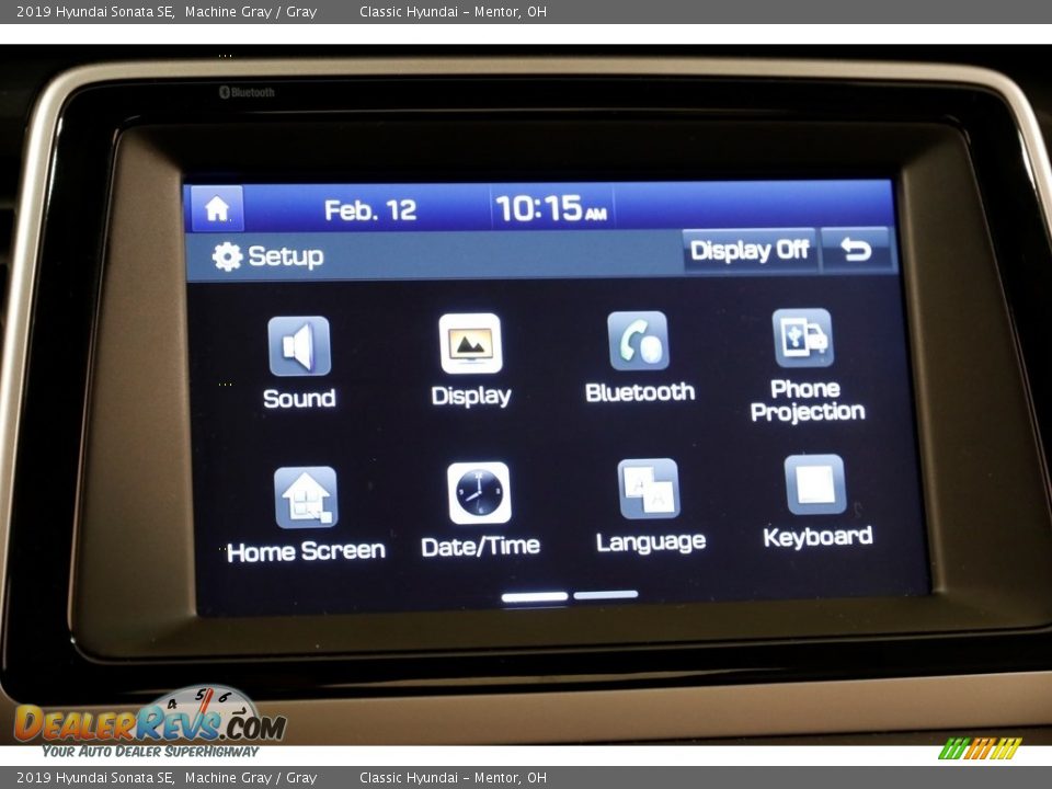 2019 Hyundai Sonata SE Machine Gray / Gray Photo #12