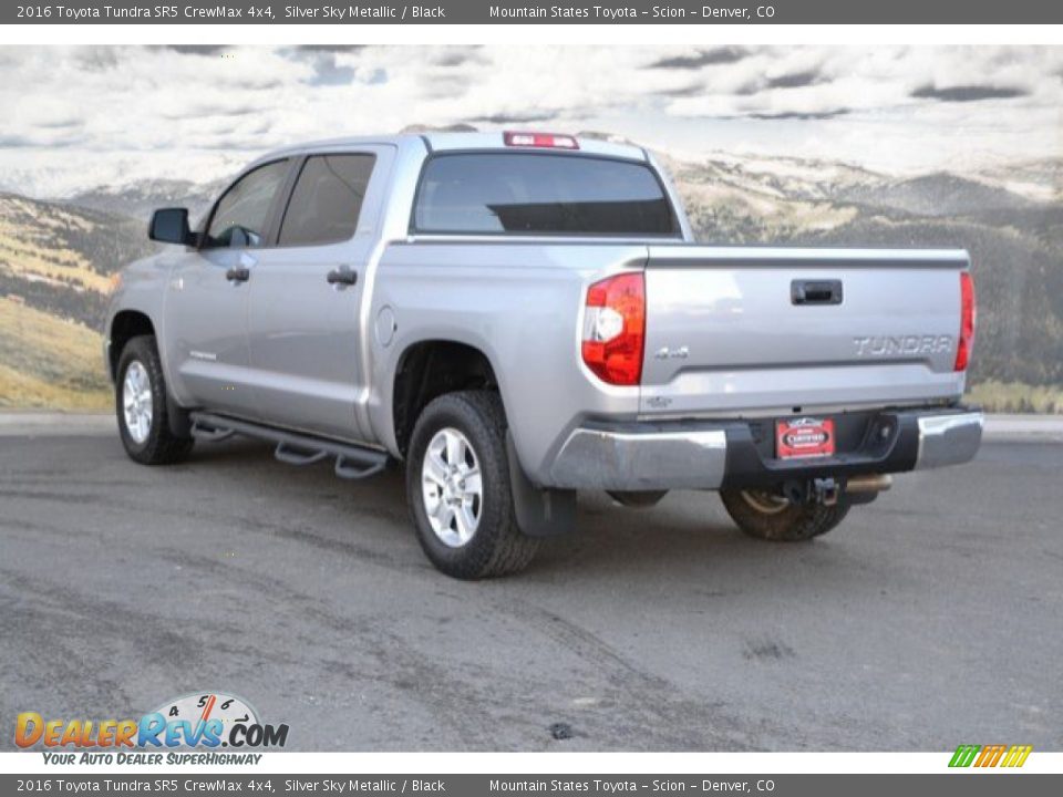 2016 Toyota Tundra SR5 CrewMax 4x4 Silver Sky Metallic / Black Photo #7