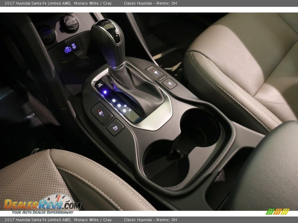 2017 Hyundai Santa Fe Limited AWD Monaco White / Gray Photo #14