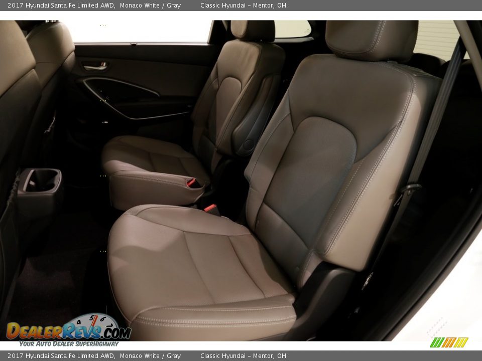2017 Hyundai Santa Fe Limited AWD Monaco White / Gray Photo #18