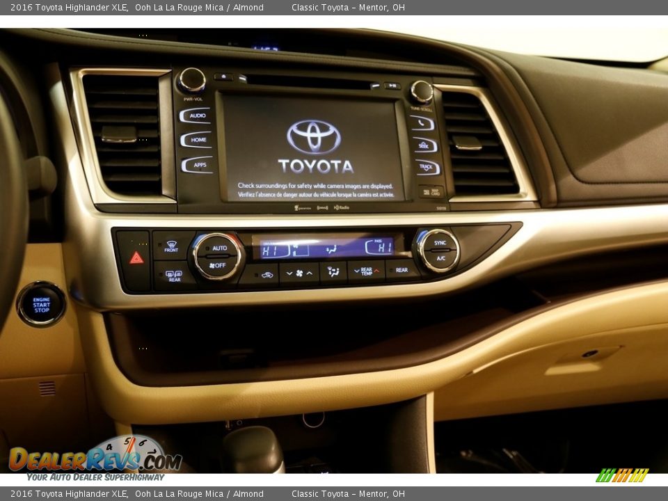 2016 Toyota Highlander XLE Ooh La La Rouge Mica / Almond Photo #9