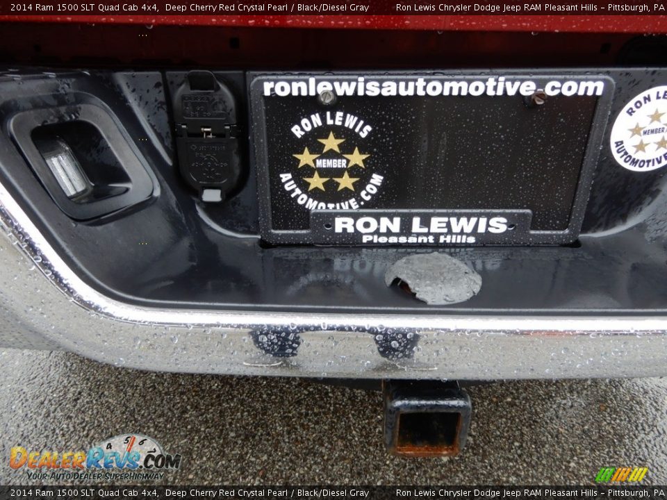 2014 Ram 1500 SLT Quad Cab 4x4 Deep Cherry Red Crystal Pearl / Black/Diesel Gray Photo #5