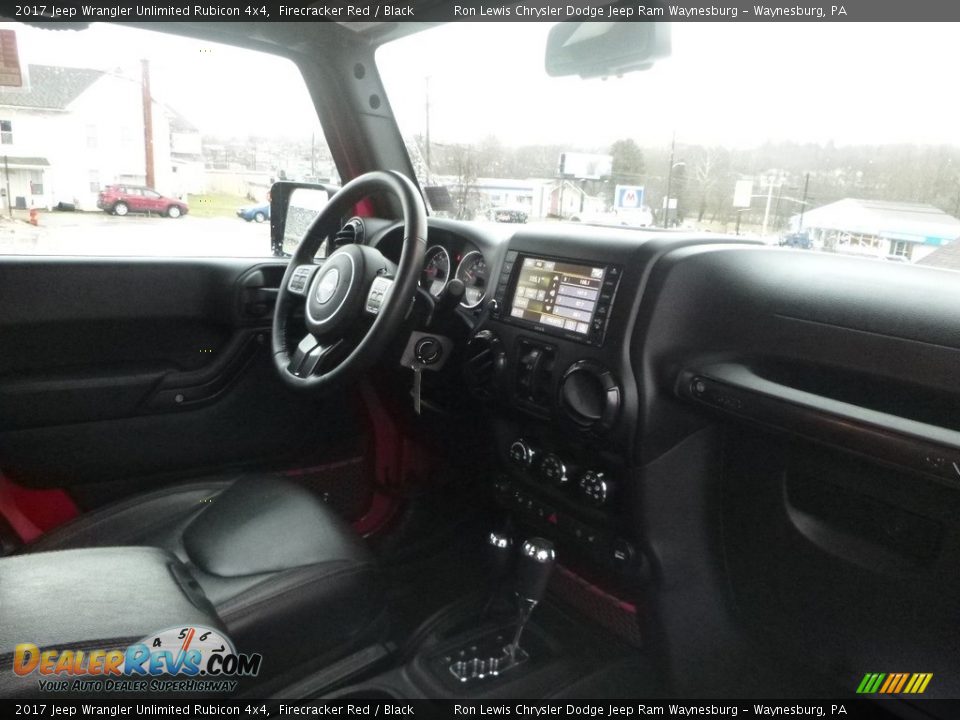 2017 Jeep Wrangler Unlimited Rubicon 4x4 Firecracker Red / Black Photo #11