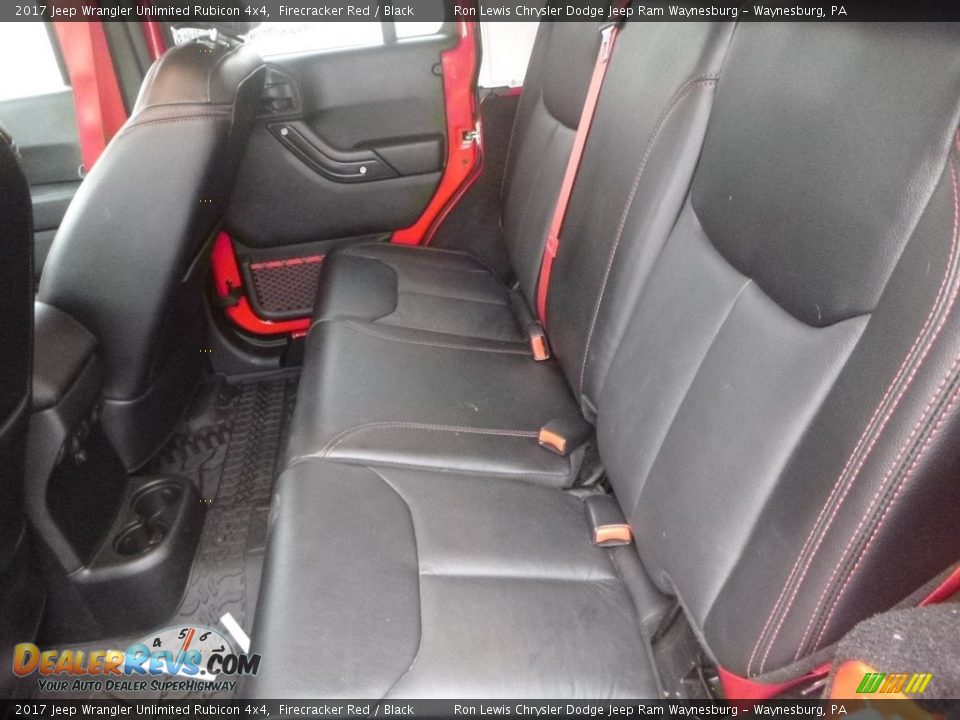 2017 Jeep Wrangler Unlimited Rubicon 4x4 Firecracker Red / Black Photo #12