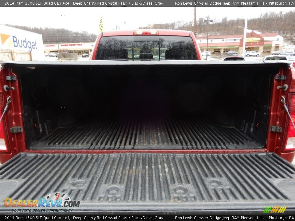 2014 Ram 1500 SLT Quad Cab 4x4 Deep Cherry Red Crystal Pearl / Black/Diesel Gray Photo #6