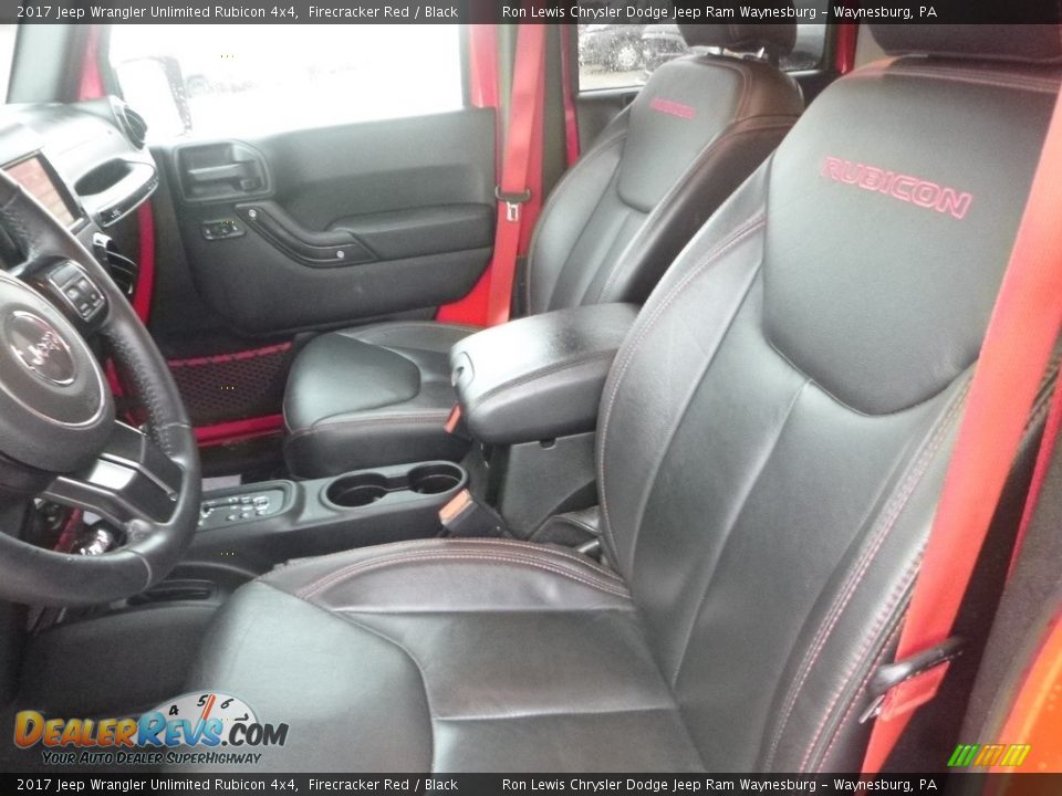2017 Jeep Wrangler Unlimited Rubicon 4x4 Firecracker Red / Black Photo #13