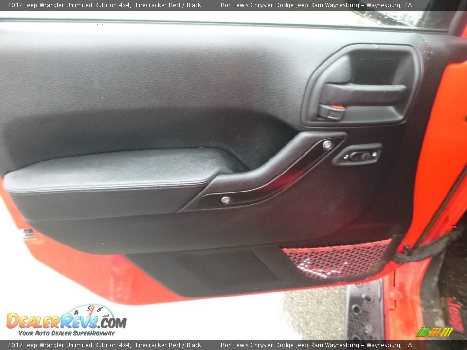2017 Jeep Wrangler Unlimited Rubicon 4x4 Firecracker Red / Black Photo #14