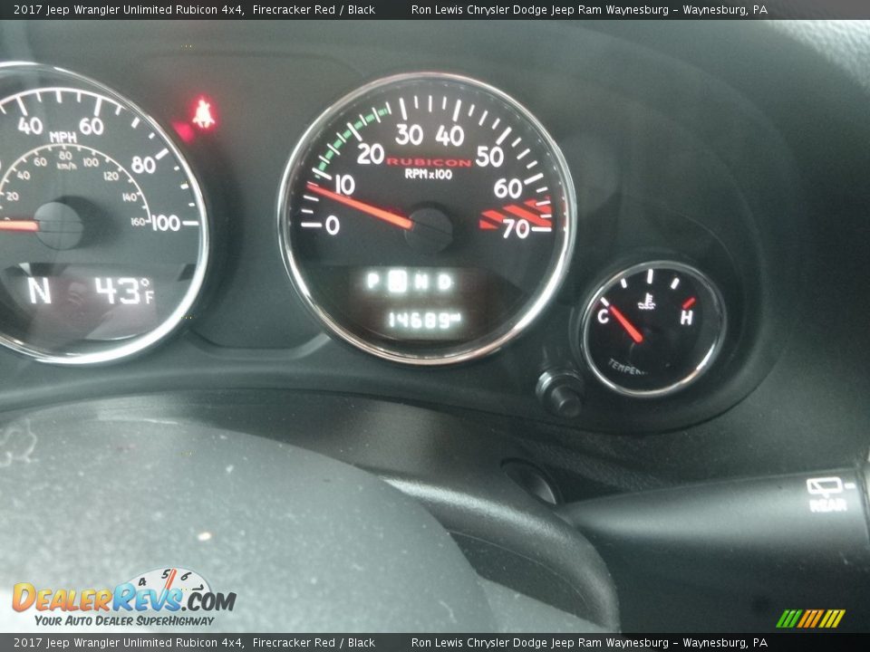 2017 Jeep Wrangler Unlimited Rubicon 4x4 Firecracker Red / Black Photo #17