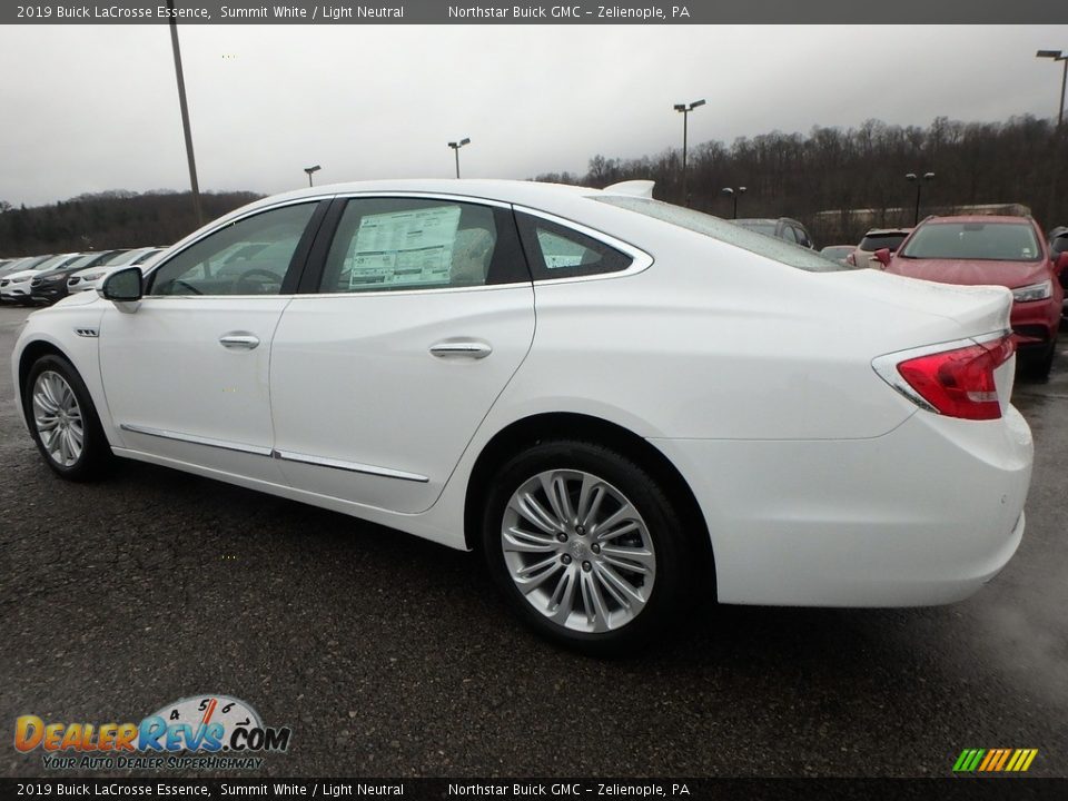 2019 Buick LaCrosse Essence Summit White / Light Neutral Photo #7