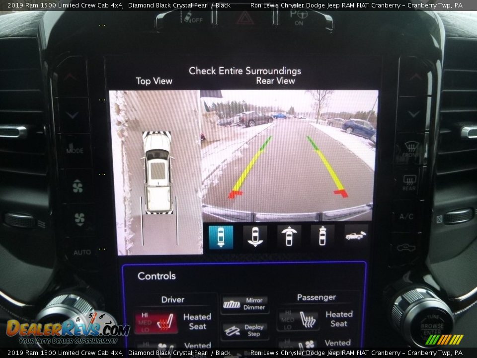 2019 Ram 1500 Limited Crew Cab 4x4 Diamond Black Crystal Pearl / Black Photo #18