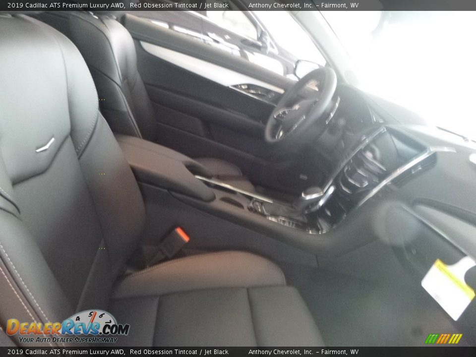 2019 Cadillac ATS Premium Luxury AWD Red Obsession Tintcoat / Jet Black Photo #8