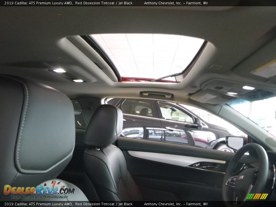 2019 Cadillac ATS Premium Luxury AWD Red Obsession Tintcoat / Jet Black Photo #11