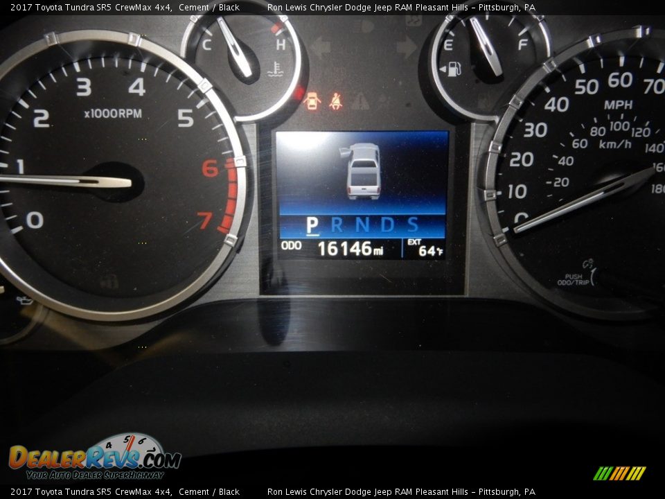 2017 Toyota Tundra SR5 CrewMax 4x4 Cement / Black Photo #20