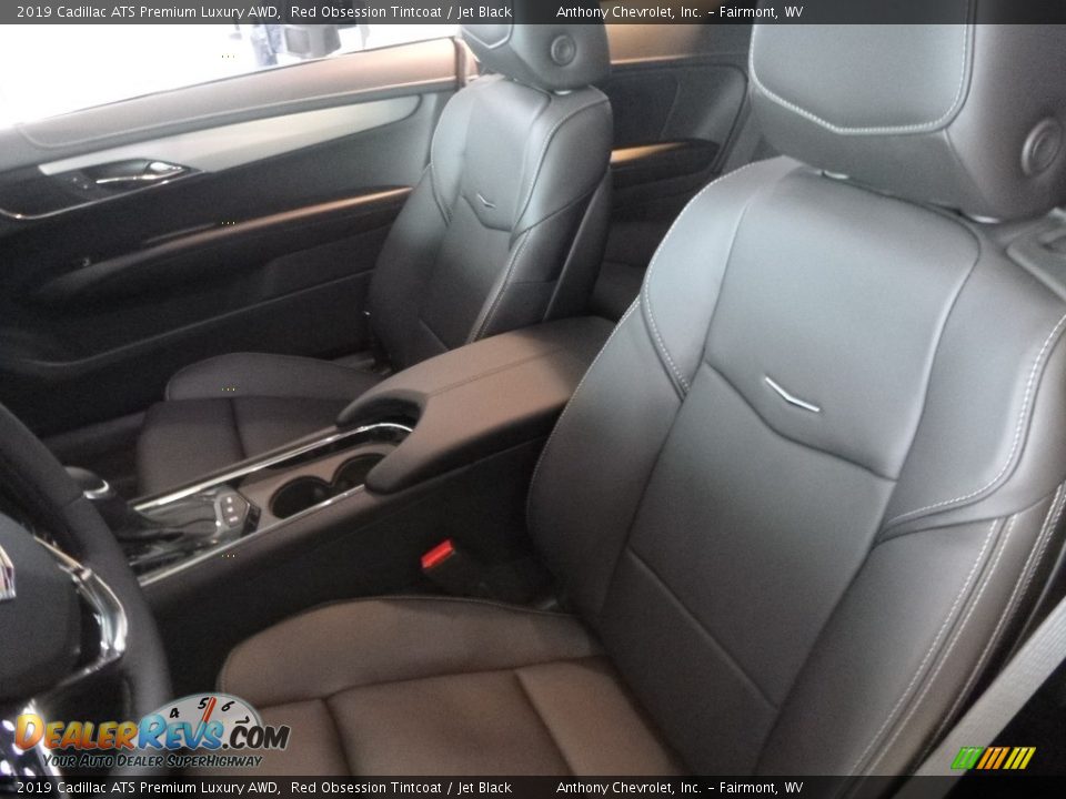 2019 Cadillac ATS Premium Luxury AWD Red Obsession Tintcoat / Jet Black Photo #13