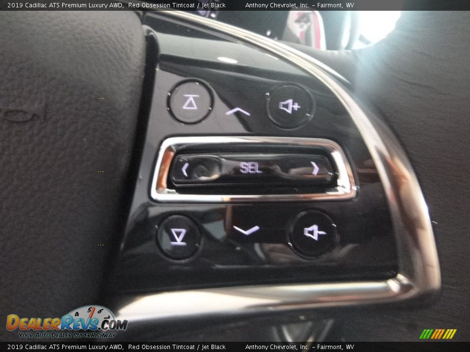 2019 Cadillac ATS Premium Luxury AWD Red Obsession Tintcoat / Jet Black Photo #15