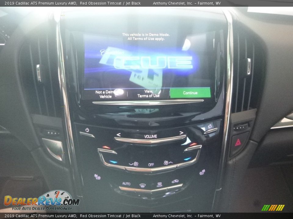 2019 Cadillac ATS Premium Luxury AWD Red Obsession Tintcoat / Jet Black Photo #17