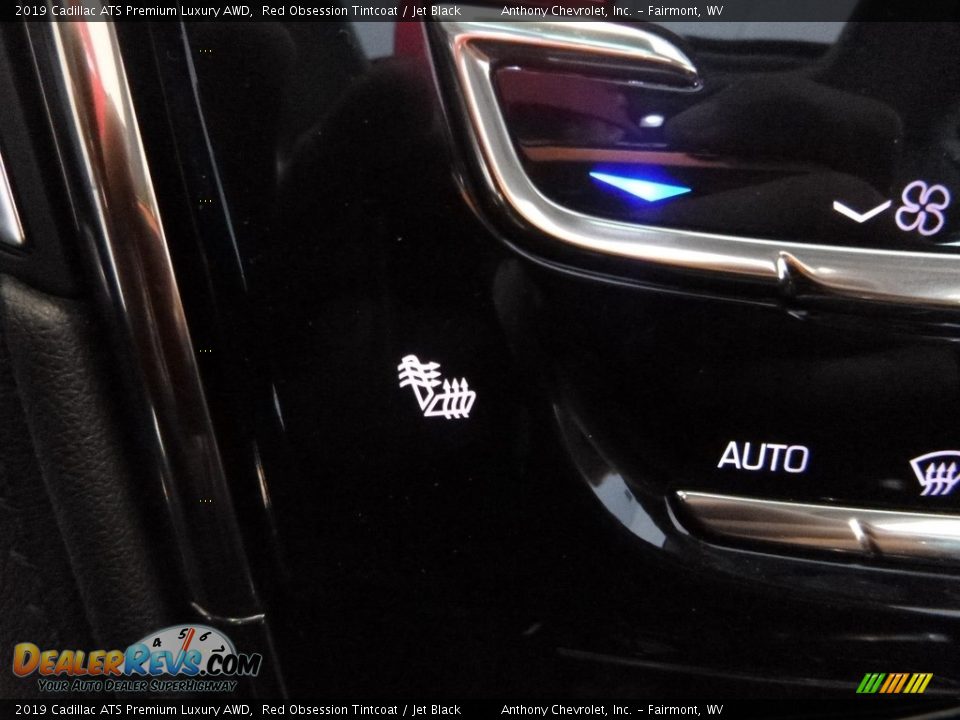 2019 Cadillac ATS Premium Luxury AWD Red Obsession Tintcoat / Jet Black Photo #18