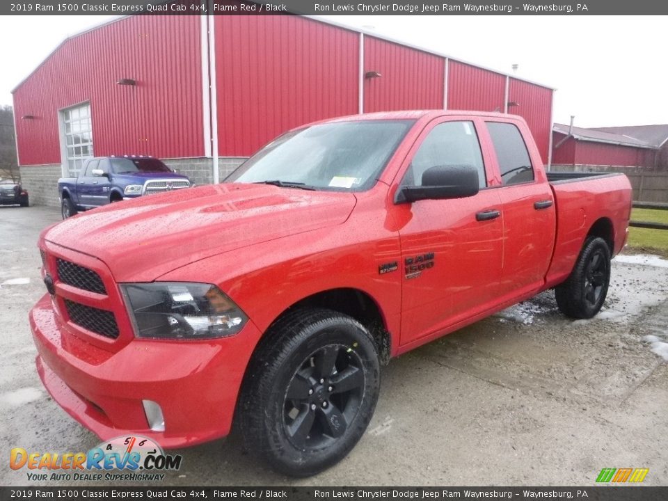 2019 Ram 1500 Classic Express Quad Cab 4x4 Flame Red / Black Photo #1
