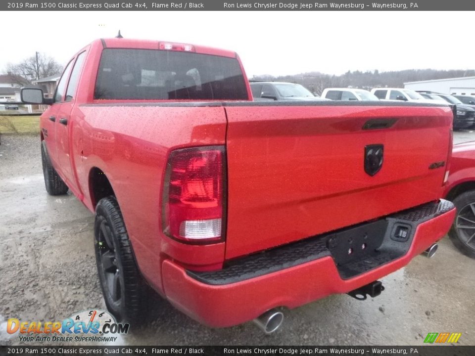 2019 Ram 1500 Classic Express Quad Cab 4x4 Flame Red / Black Photo #2