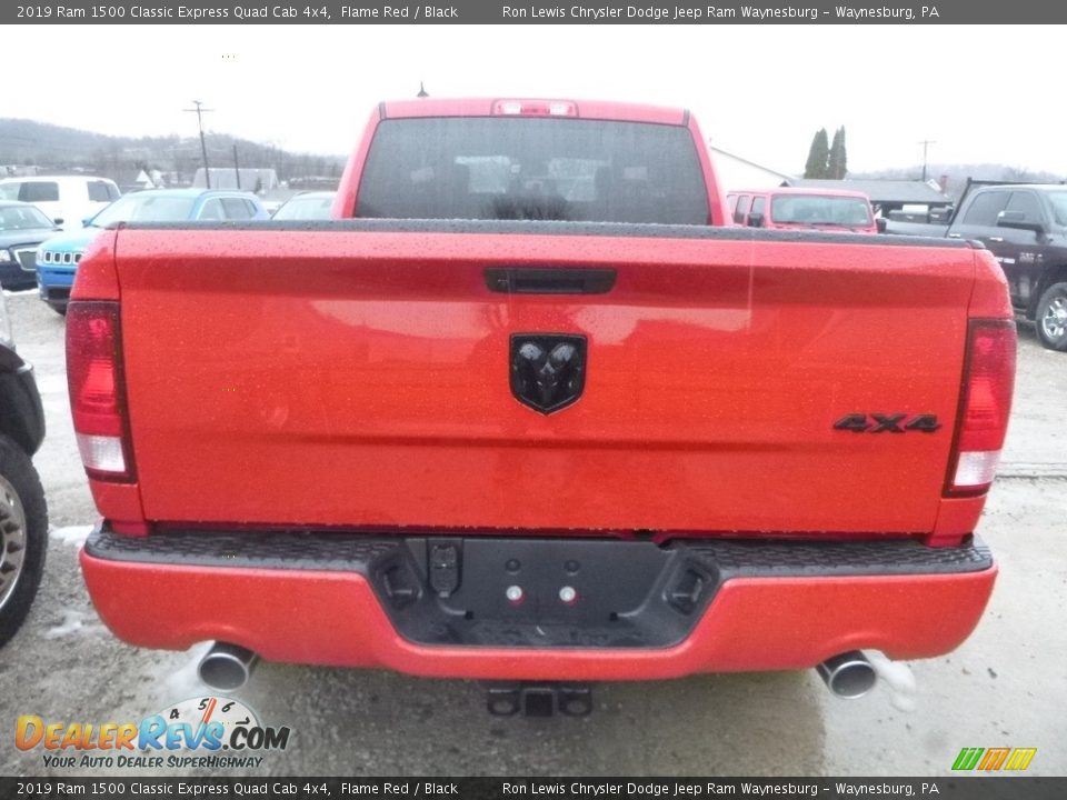 2019 Ram 1500 Classic Express Quad Cab 4x4 Flame Red / Black Photo #3