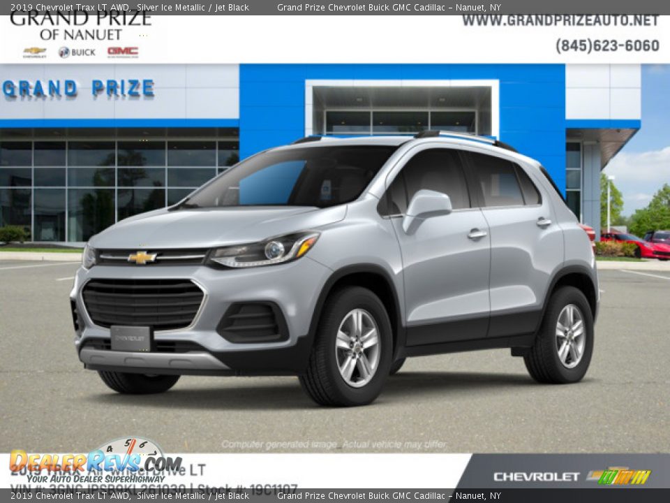 2019 Chevrolet Trax LT AWD Silver Ice Metallic / Jet Black Photo #1