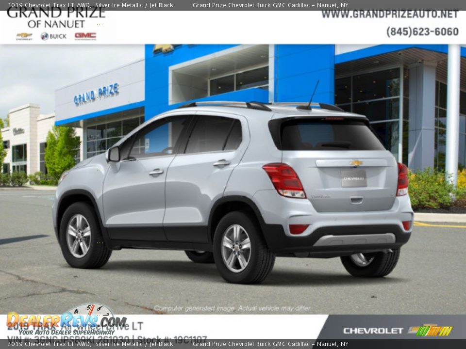 2019 Chevrolet Trax LT AWD Silver Ice Metallic / Jet Black Photo #3