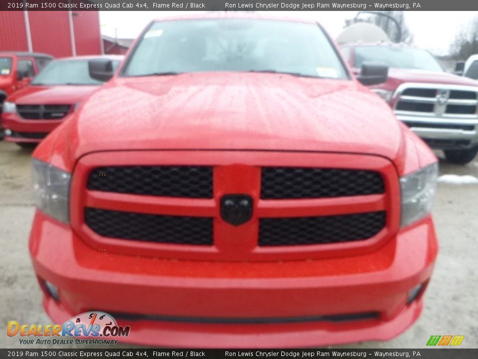 2019 Ram 1500 Classic Express Quad Cab 4x4 Flame Red / Black Photo #6